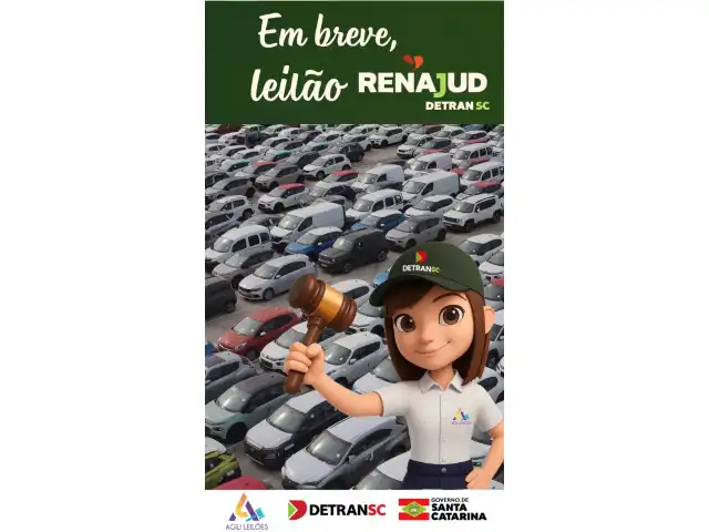 LEILÃO RENAJUD DETRAN SANTA CATARINA