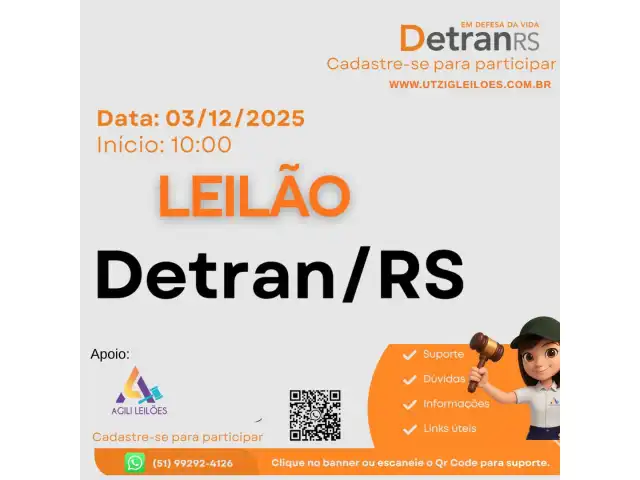 LEILÃO DETRAN RS