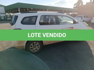 LOTE 003 - Veículo CHEV/SPIN 1.8 MT LTZ, chassi 9BGJC75Z0DB305389, placa MLJ4754, álcool/gasolina, ano/modelo 2013/2013, 108cv, cor branca, patrimônio 8061.