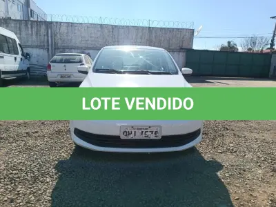 LOTE 002 - Veículo VW/GOL TRENDLINE 1.6 8v FLEX, chassi 9BNWAB45UXGP042118, placa QHI7575, álcool/gasolina, ano/modelo 2015/2016, 104cv, cor branca cristal, patrimônio 19721.