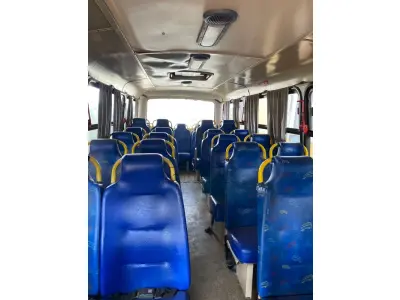 LOTE 003 - Micro-ônibus passageiro, Placas IMX2058, RENAVAM 00874014042, Patrimônio 493, Agrale/Masca Gramini O, Ano 2005/2006, Diesel, 150CV, Chassi 9BYC22Y1S6C003693, 1 porta. Avaliação R$ 30.000,00.