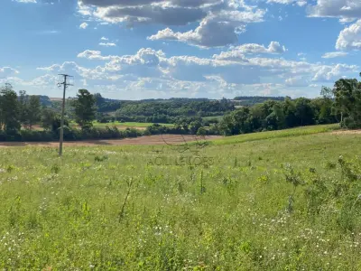 LOTE 007 - Terras 17.500m² – Lote 20, Matrículas 5577 e 7144, Linha Ceroula, solo vermelho argiloso, coxilha. Avaliação R$ 325.000,00.