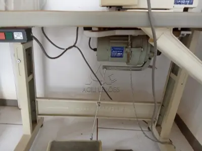 LOTE 015 - Máquina Overlok Lanmax LM-305HR, Motor JE3112867, Patrimônio 3856. Avaliação R$ 300,00.